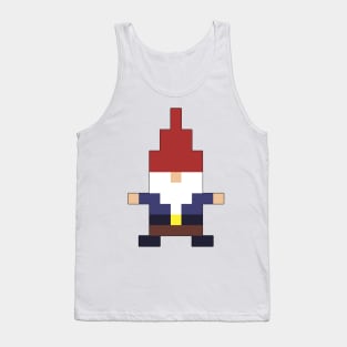 Garden Gnome Tomte Style in Pixel Tank Top